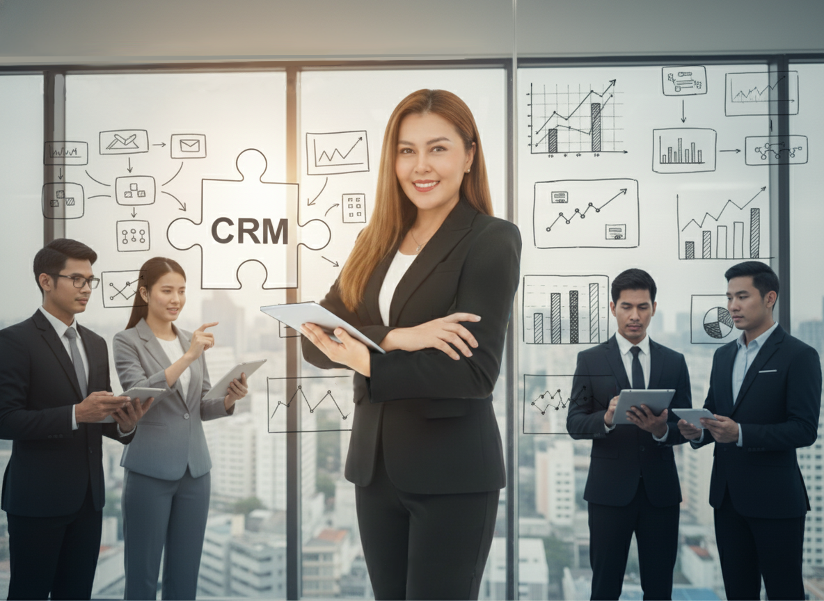ติดตั้งระบบ CRM ครบวงจร